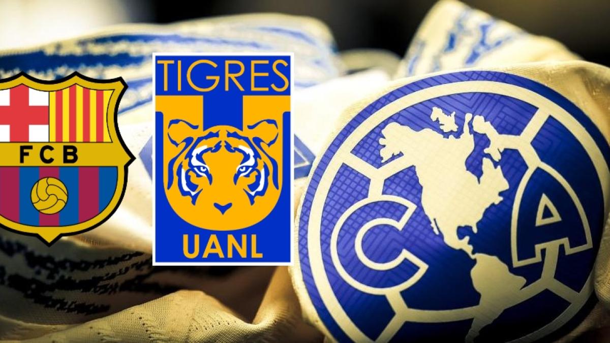 América y Tigres jugarán ante el Barcelona en México