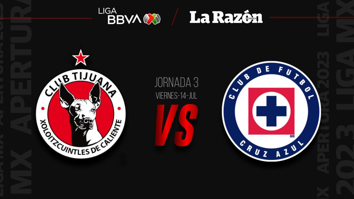 Liga MX | Cruz Azul vs Xolos: Hora y en qué canal ver el partido EN VIVO de la Jornada 3 del Apertura 2023