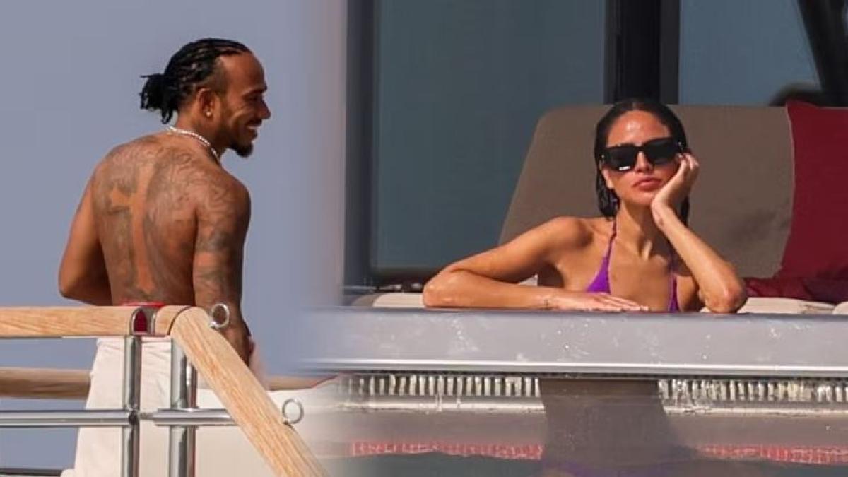 ¿No se armó con Shakira? Lewis Hamilton es captado de viaje con Eiza González (FOTOS)