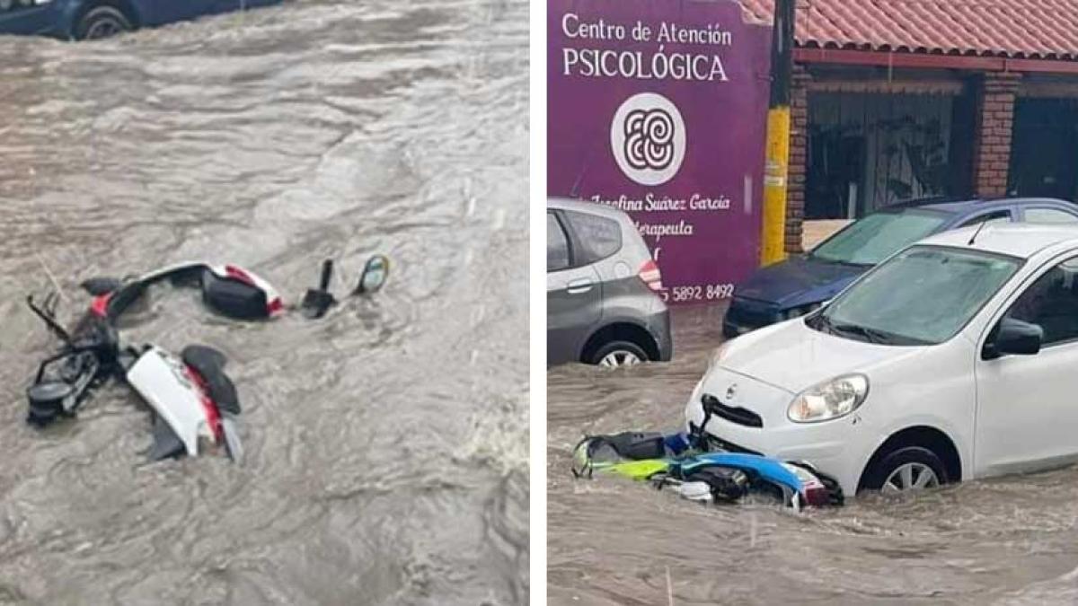 VIDEO │ Tultepec bajo el agua: Lluvia afecta a habitantes de este municipio mexiquense