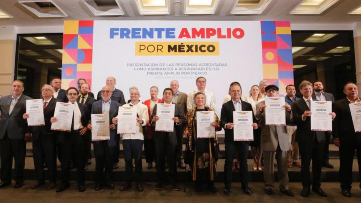 Xóchitl Gálvez, Beatriz Paredes, Enrique de la Madrid y Santiago Creel avanzan en proceso del Frente Amplio por México