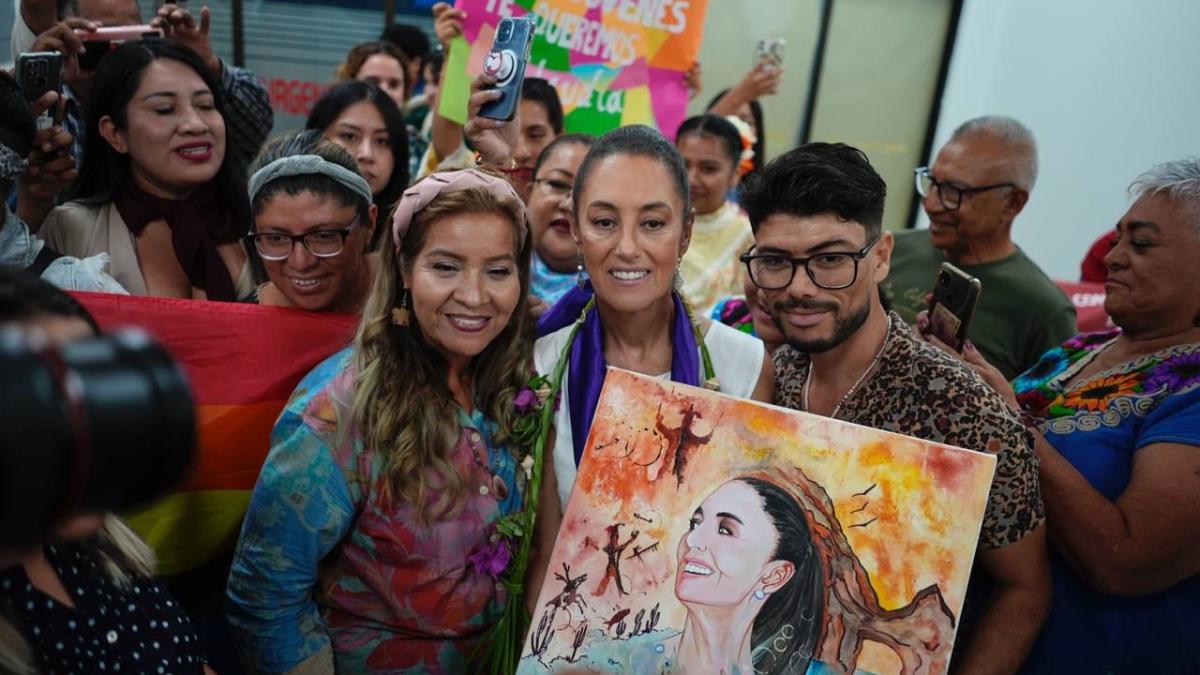 ’’Claudia viene arrasando fuerte’’: En Baja California Sur, simpatizantes muestran apoyo a Claudia Sheinbaum