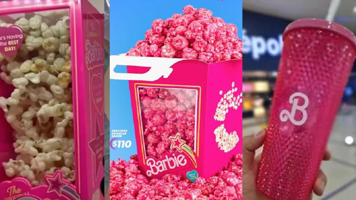 Desde la 'palomera' hasta el vaso coleccionable: así son los increíbles artículos de Barbie que venden en los cines