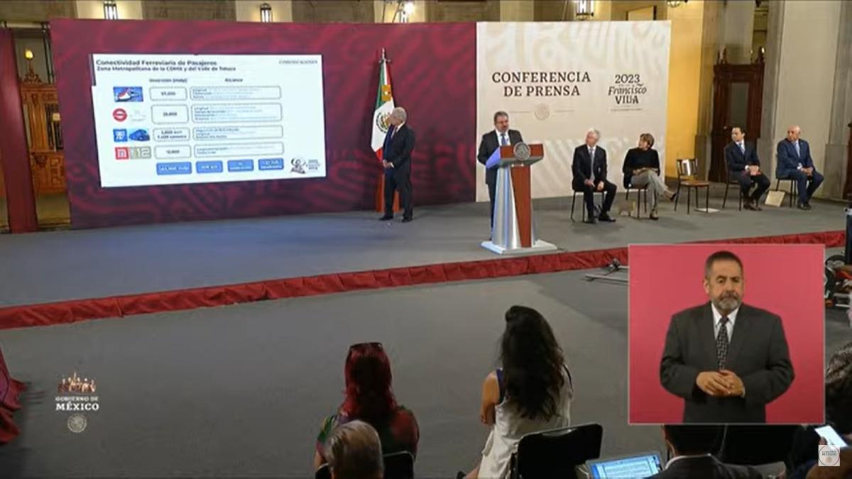 Gobierno federal invierte 145 mil 900 millones de pesos en cuatro proyectos de transporte, informa Jorge Nuño