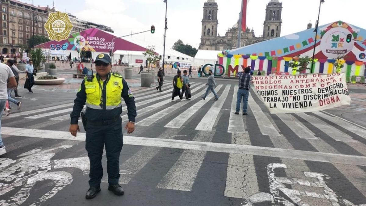 Manifestantes artesanos bloquean acceso al Centro Histórico CDMX; considera rutas alternas