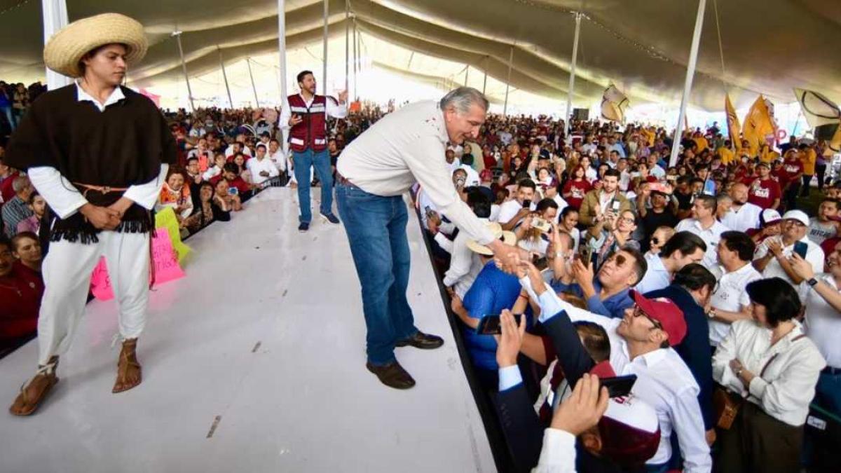 Adán Augusto López resalta respeto al INE y a la Pensión Universal en Puebla