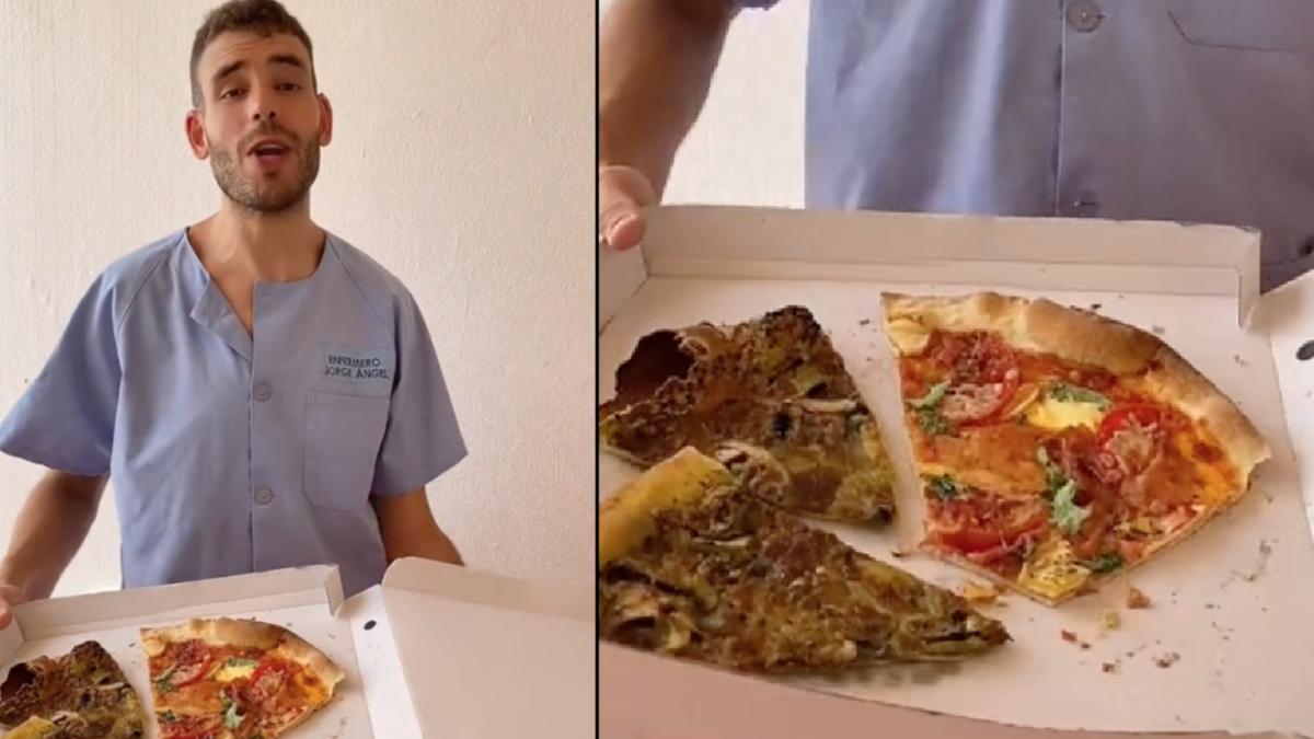 VIDEO | Enfermero advierte sobre esta mala práctica que tenemos con la pizza, que podría dañar mucho a nuestra salud