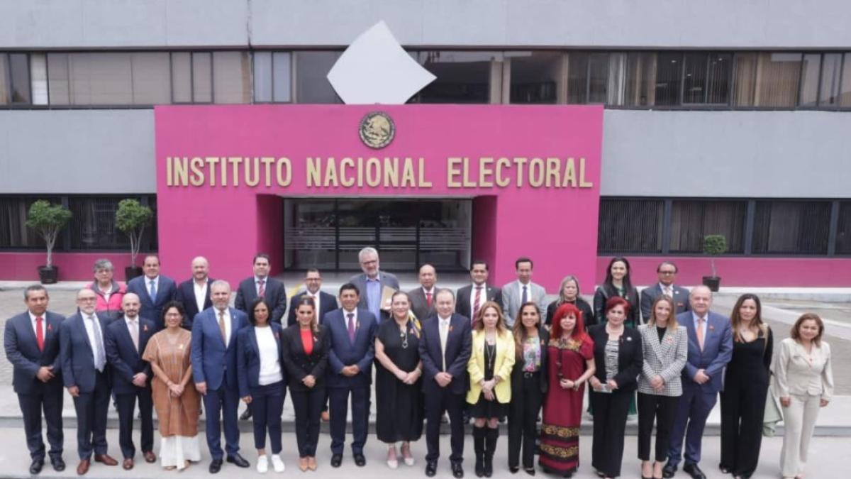 INE y Conago se reúnen con miras al proceso electoral de 2024