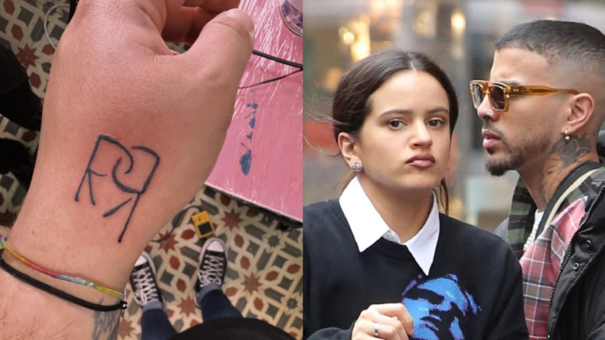 FOTO | Fan suplica por ayuda para borrarse tatuaje con iniciales de Rosalía y Rauw Alejandro