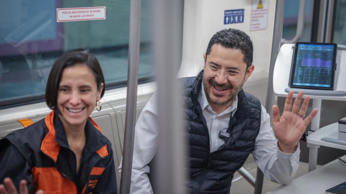 Martí Batres realiza recorrido de supervisión de la Línea 1 del Metro CDMX