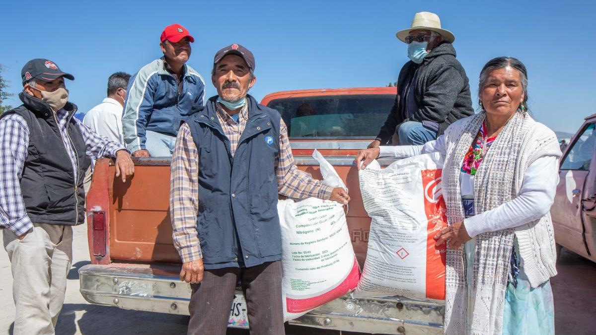 Fertilizante para el Bienestar ya beneficia a dos millones de hectáreas de cultivos básicos