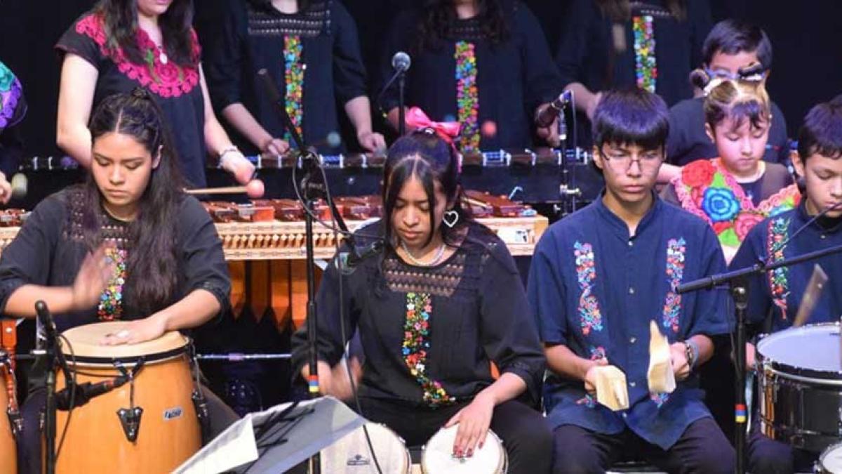 Celebra la alcaldía La Magdalena Contreras el 47 aniversario de la Orquesta Infantil de Percusiones