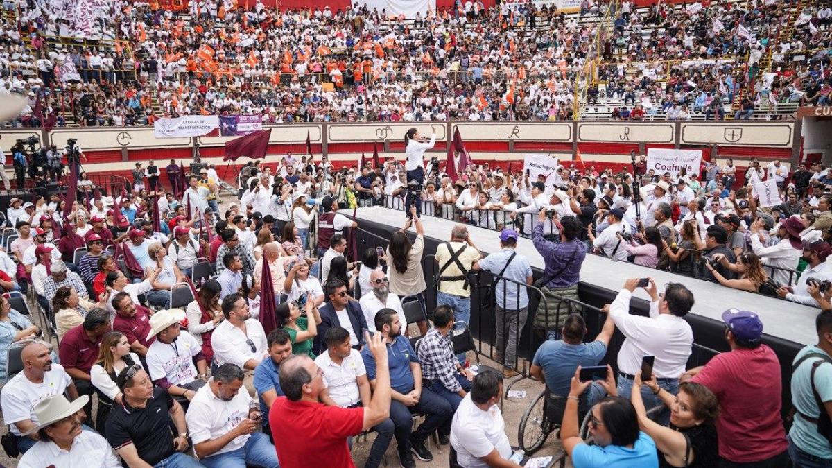 Lo más importante es la unidad con el pueblo de México: Claudia Sheinbaum desde Saltillo, Coahuila