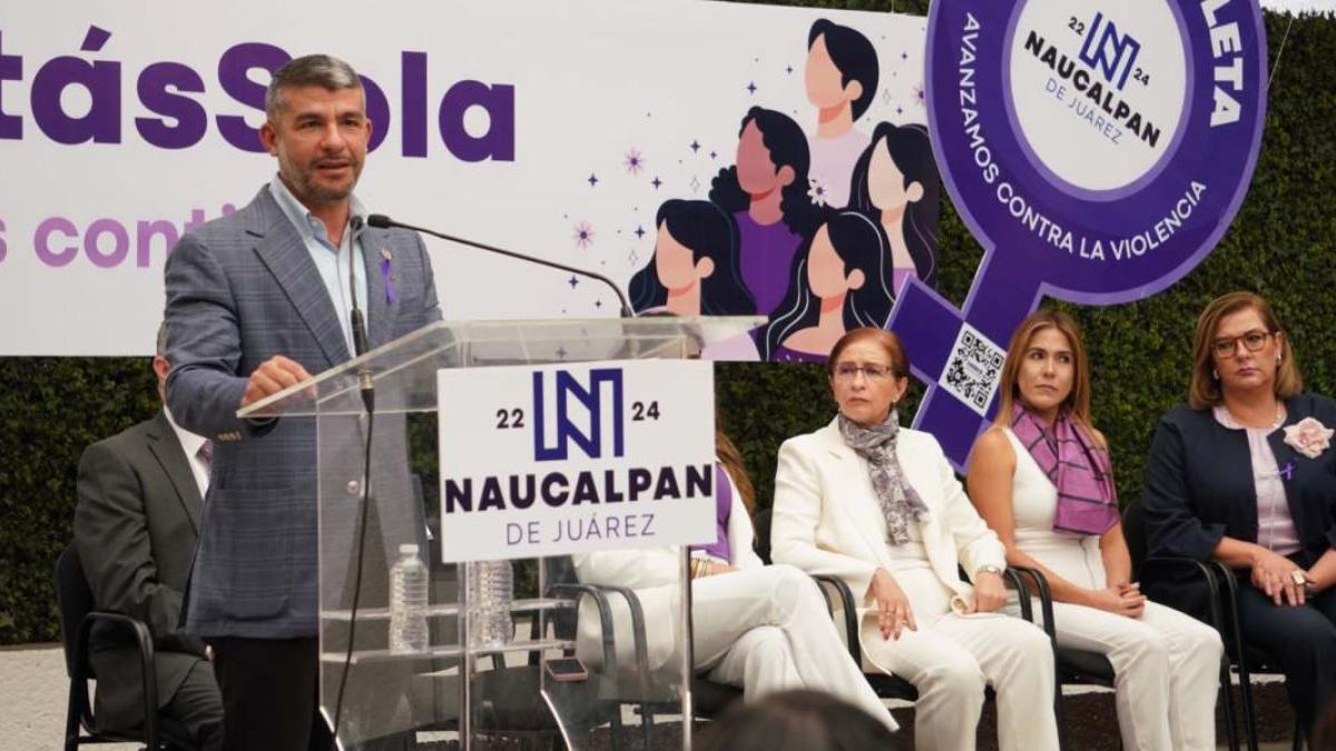 Mauricio Tabe lleva ‘Puntos Violeta’ a Naucalpan