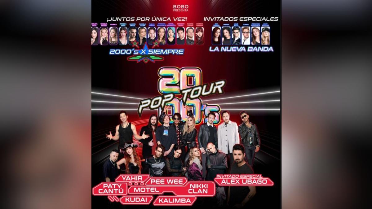 2000's Pop Tour: Todo lo que tienes que saber sobre este nostálgico evento