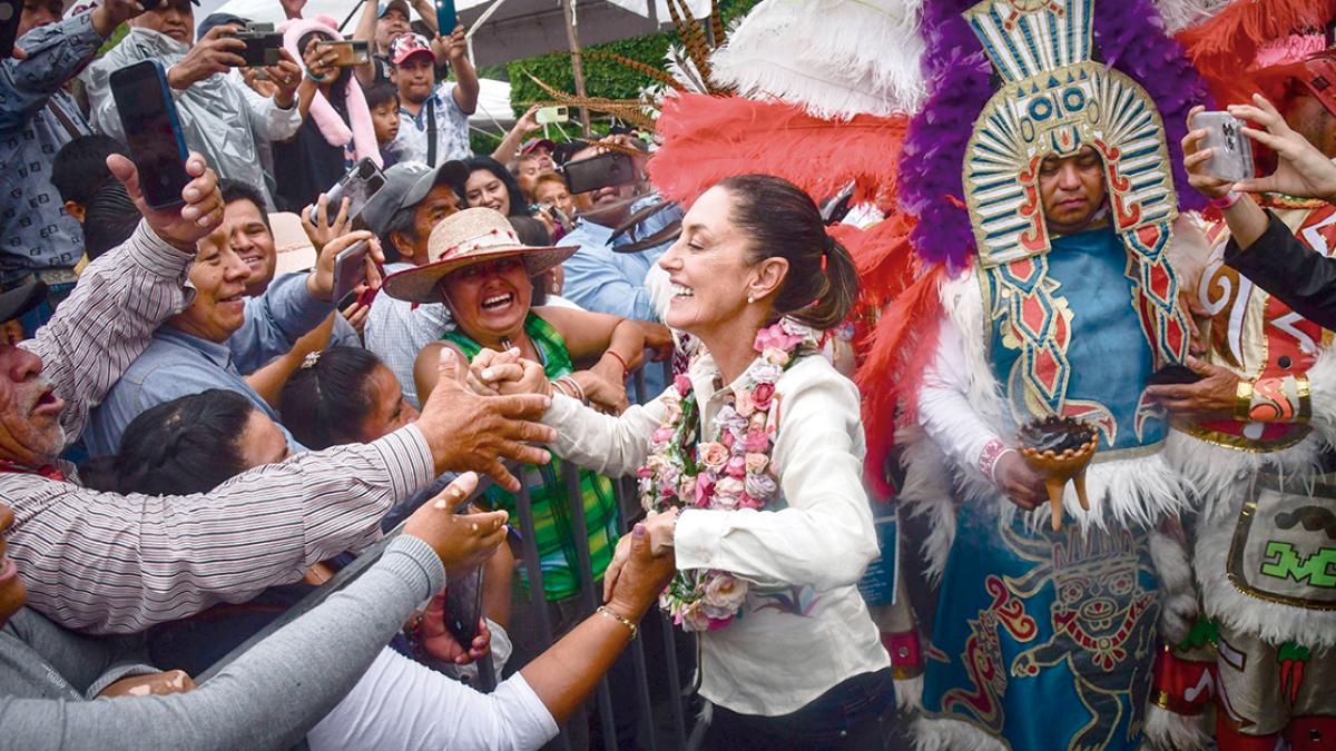 Claudia promete trabajar en inclusión