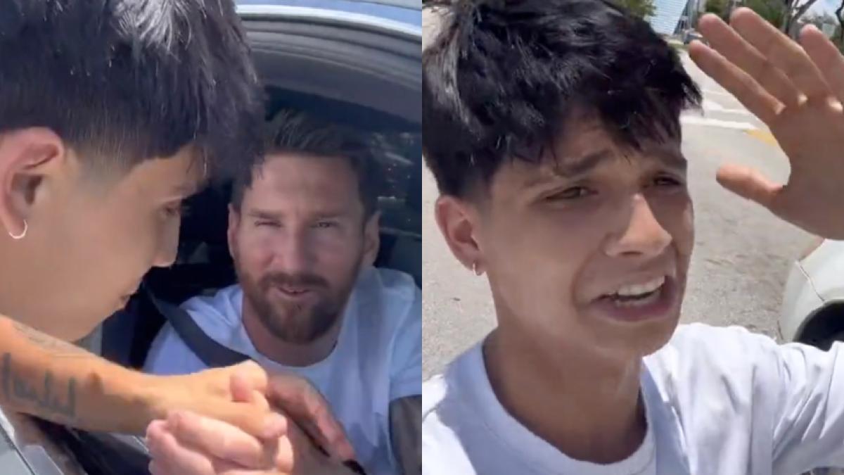 VIDEO: Lionel Messi y el VIRAL beso que le dio a un aficionado en Miami