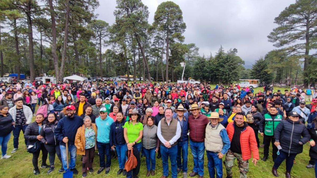 Exitosa jornada de reforestación en La Magdalena Contreras, trabajadores y sociedad civil unen esfuerzos