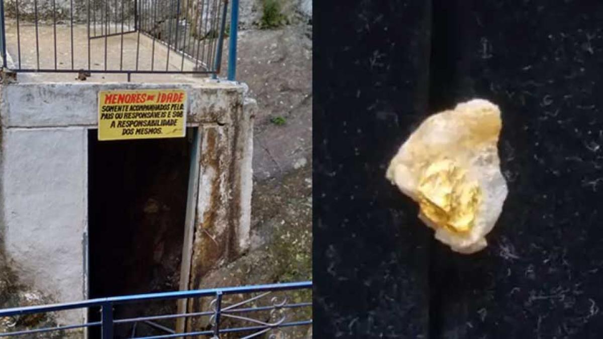 Niño encuentra tremenda pepita de oro durante excursión escolar a mina │ FOTO