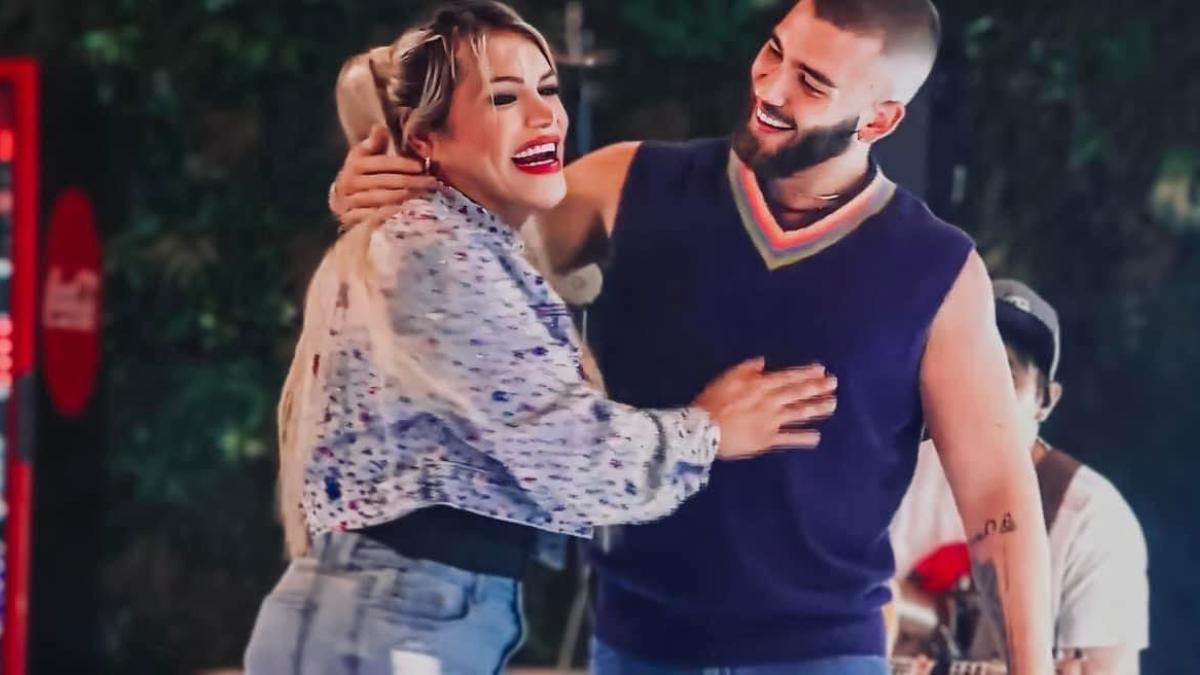 Manuel Turizo besa a Wendy Guevara y la influencer no puede con la emoción | VIDEO