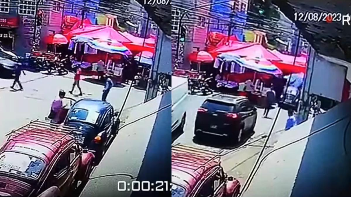 VIDEO. Conductor arrasa con personas y puestos en tianguis de GAM; hay 6 heridos