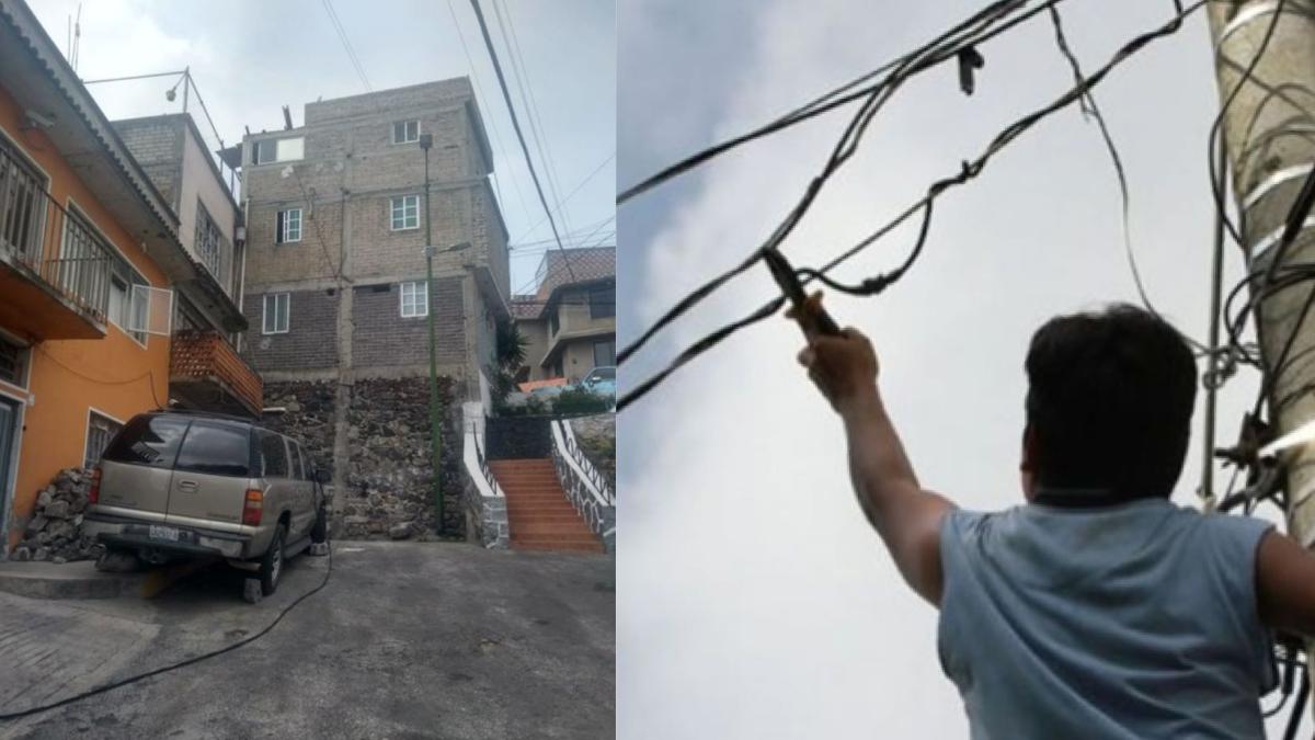 Colonia de Iztapalapa se queda sin luz porque...¡Se robaron 40 metros de cable!