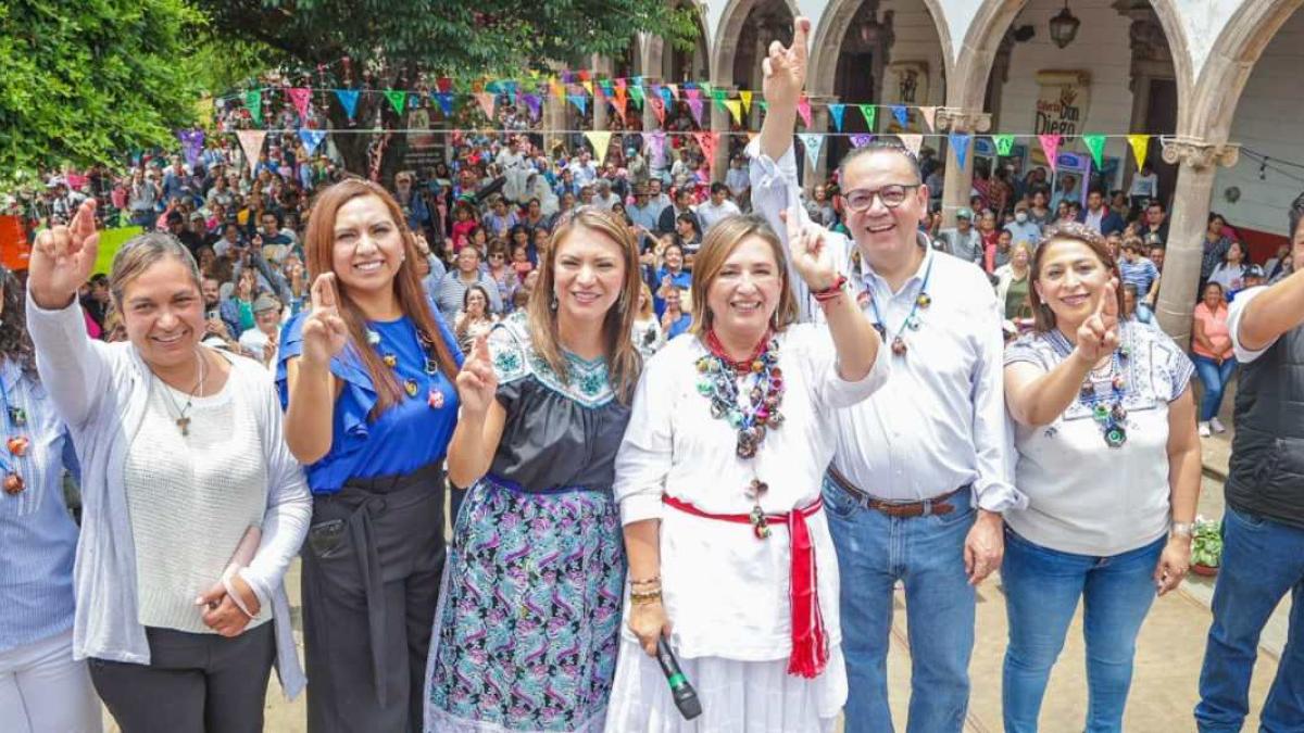 Mario Delgado fue el que recibió 'moches' por Línea 12, responde Xóchitl Gálvez a líder de Morena