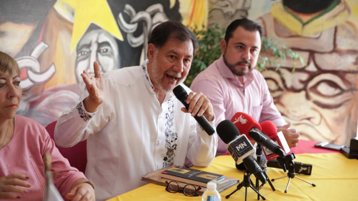 Noroña ve difícil división en Morena