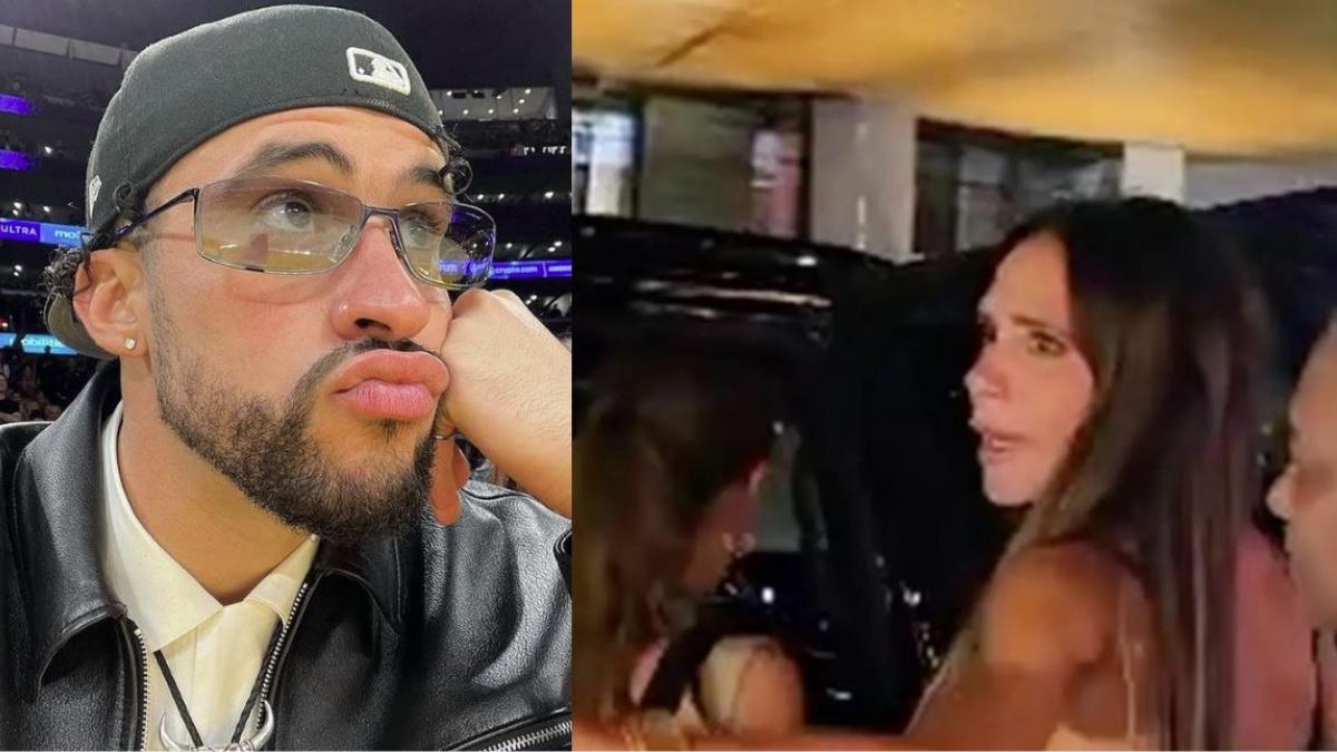 VIDEO | Se agarran a golpes en restaurante de Bad Bunny y Victoria Beckham huye del lugar por miedo