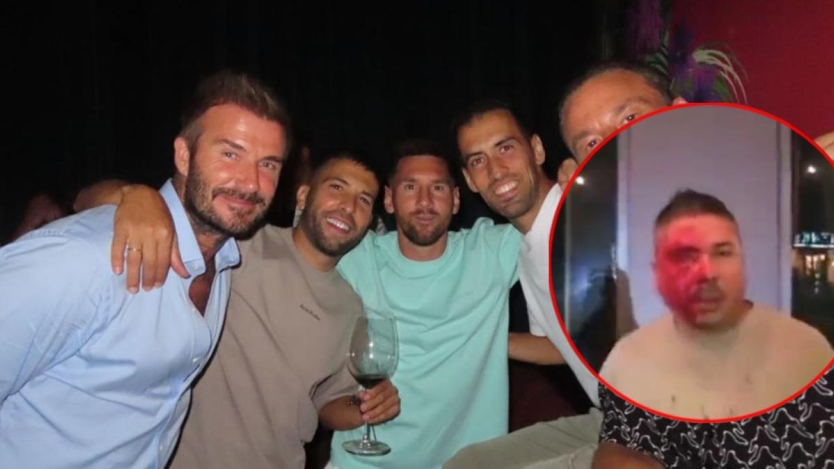 Lionel Messi y David Beckham envueltos en polémica; su seguridad golpea a fan en exclusivo restaurante de Miami