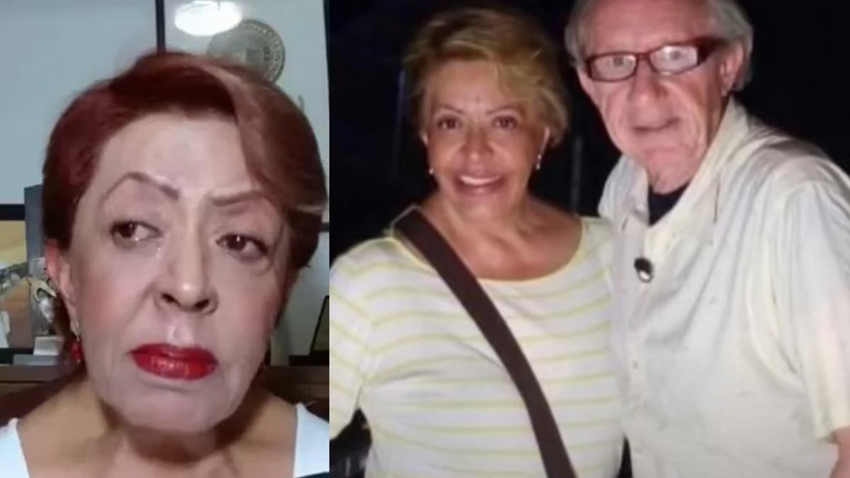 Hospitalizan a Verónica Gallardo por desmayarse tras la muerte de su esposo