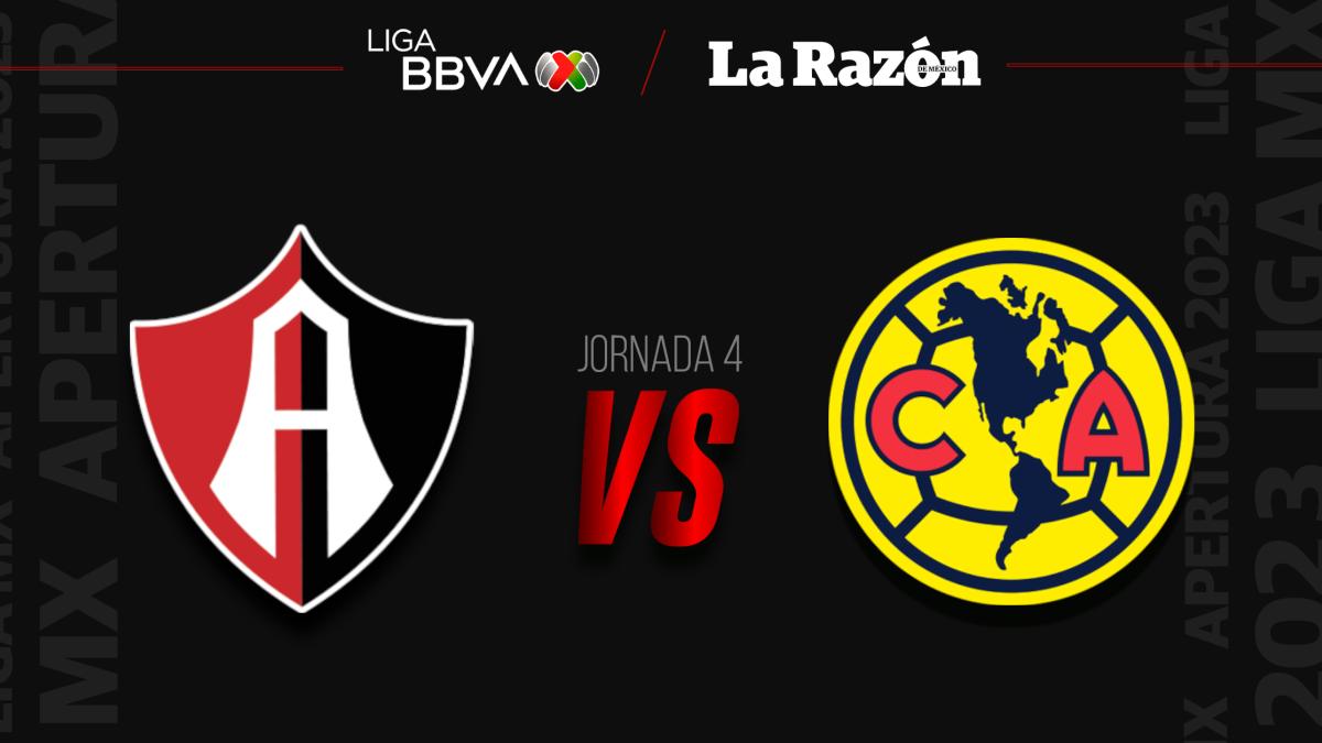 América vs Atlas: Hora y en qué canal pasan EN VIVO la Jornada 4 del Apertura 2023 de la Liga MX