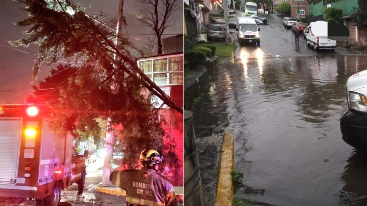 Activan doble alerta por lluvias en CDMX; estas son las alcaldías afectadas