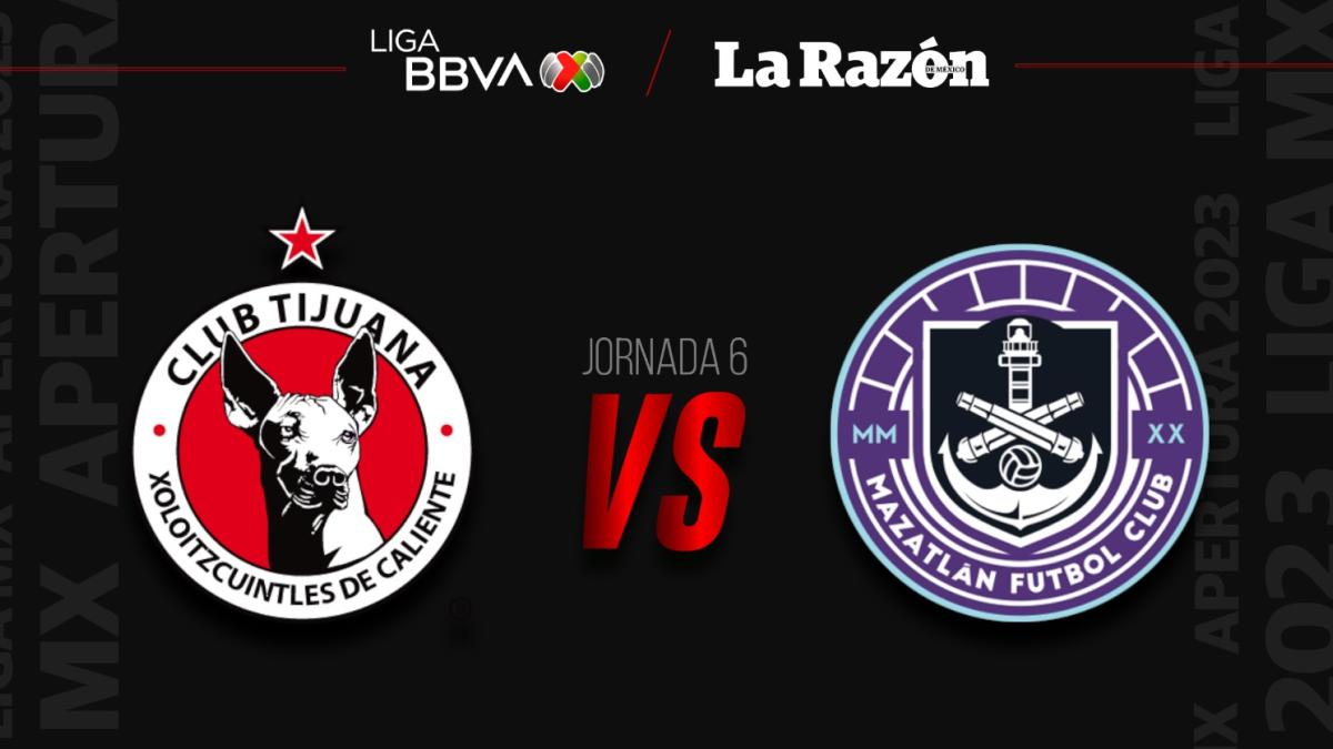 Xolos vs Mazatlán: Hora y en qué canal pasan EN VIVO el juego de la Jornada 6 del Apertura 2023