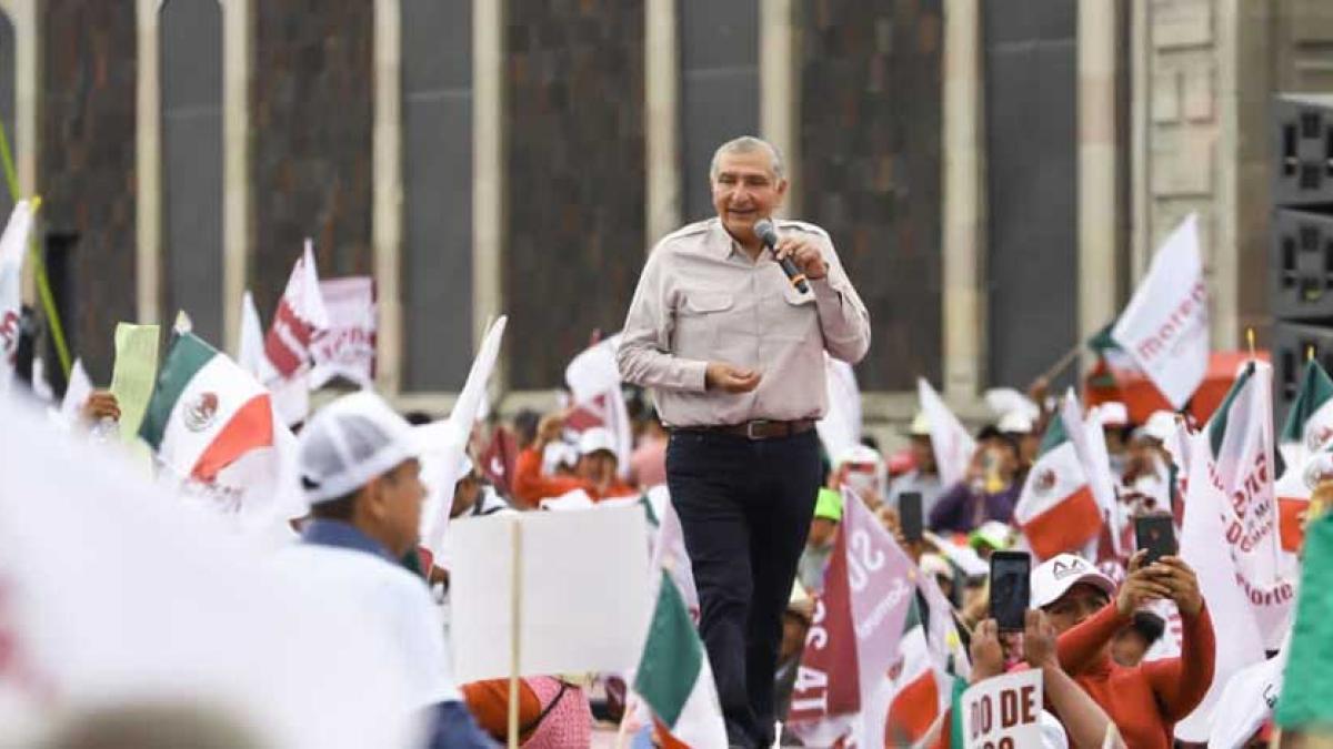 Adán Augusto López promete encontrarse con el pueblo el 6 de septiembre en el zócalo capitalino