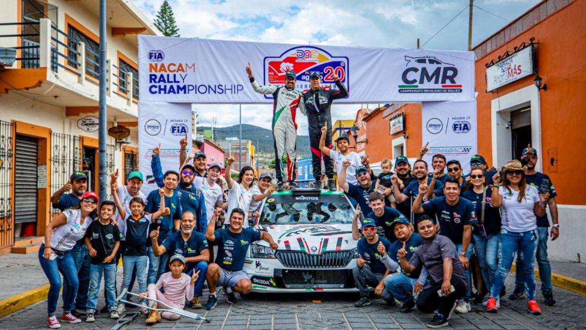 Alejandro Mauro consigue el liderato absoluto del FIA NACAM Rally