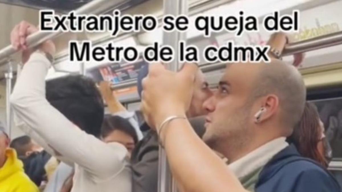 Argentino se queja del olor de la gente en Metro de CDMX y pasajeros lo enfrentan