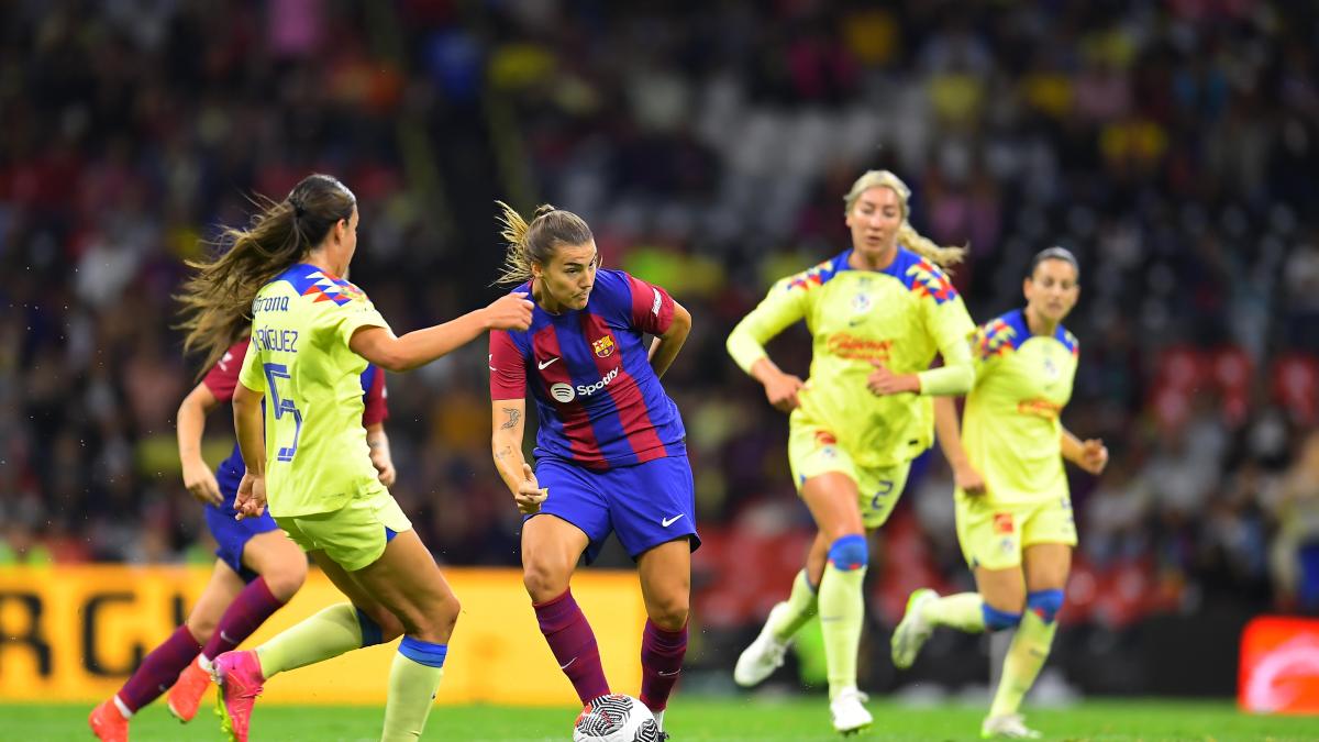 América Femenil vs Barcelona Femenil | VIDEO: Resumen, goles y ganador del partido amistoso