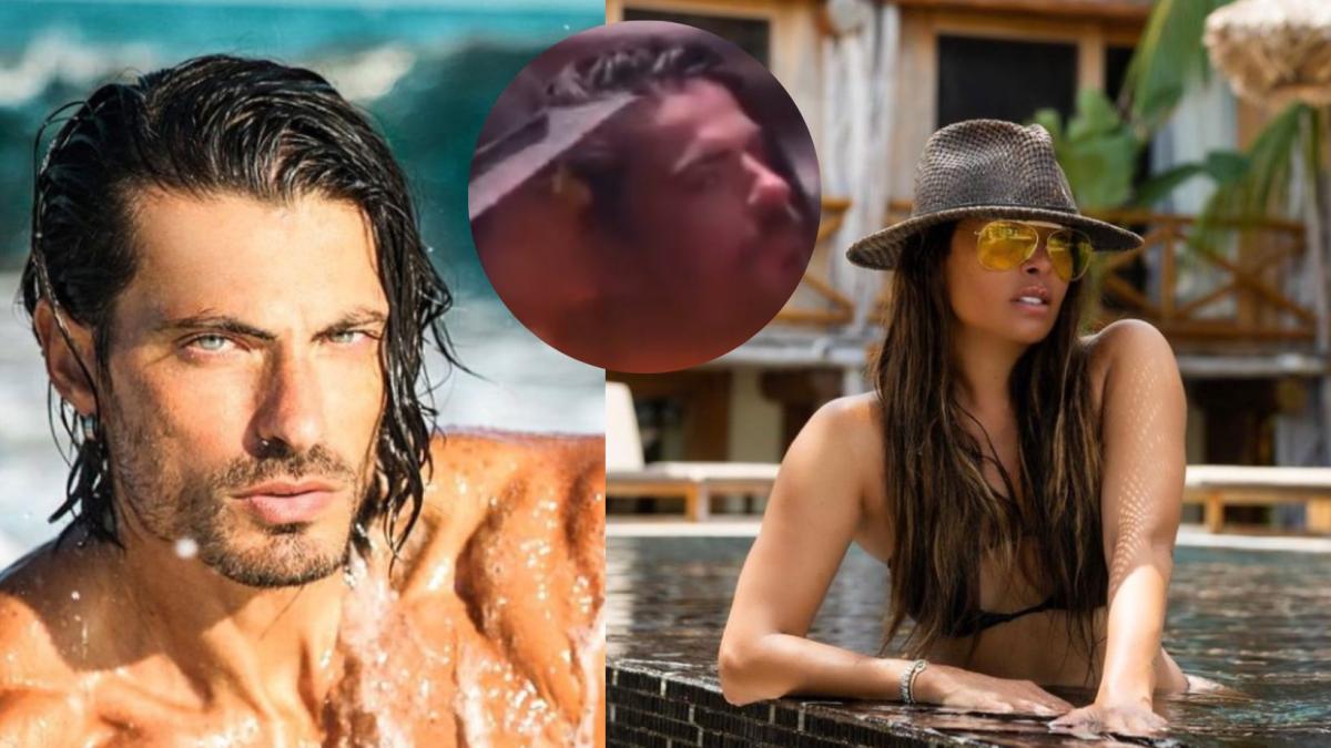 (VIDEO) Captan a Galilea Montijo y a Isaac Moreno derrochando amor mientras vacacionan