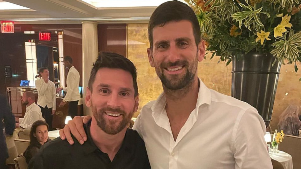 US Open 2023: Novak Djokovic elogia a Lionel Messi de la mejor manera posible