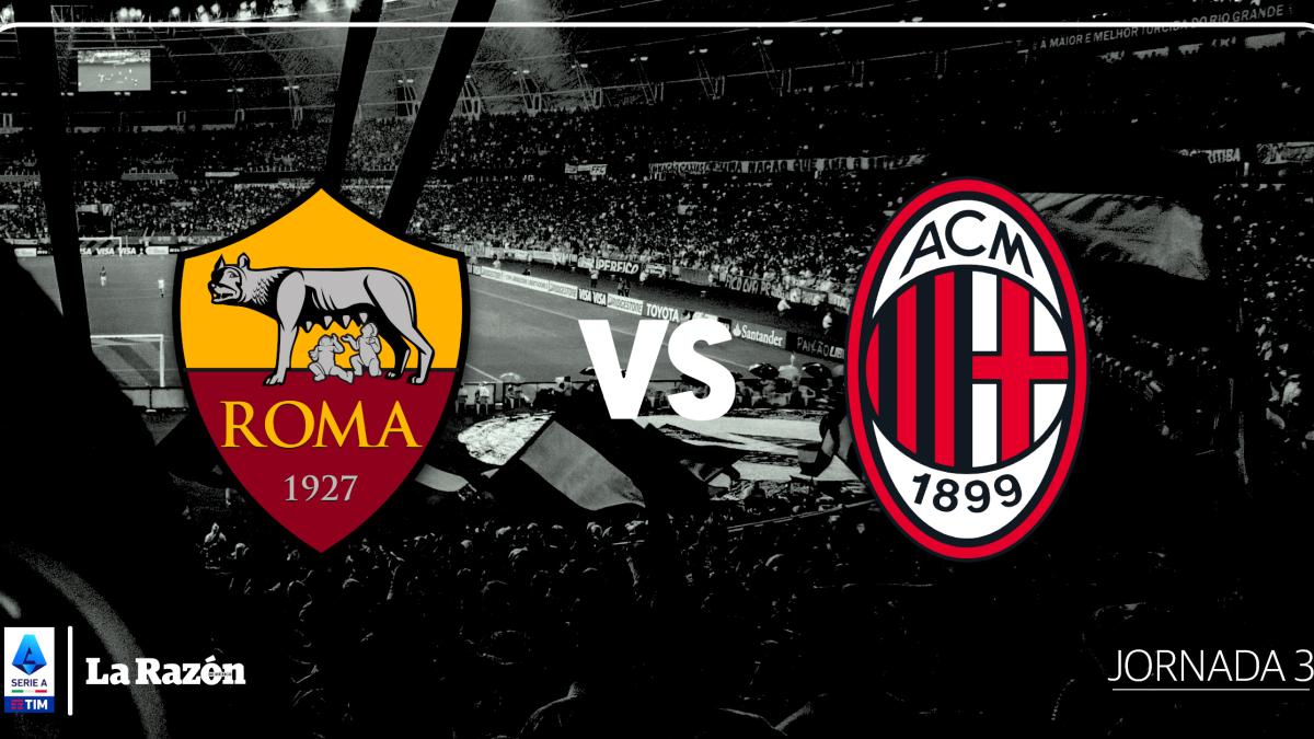 Roma vs Milan | Serie A: ¿Dónde y a qué hora VER HOY el partido de la Fecha 3 EN VIVO gratis?