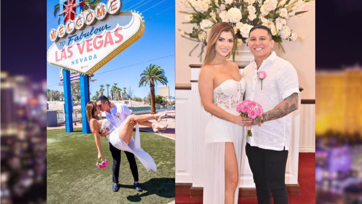 Edwin Luna y Kimberly Flores se casan en Las Vegas; 'eres tú el amor de mi vida'