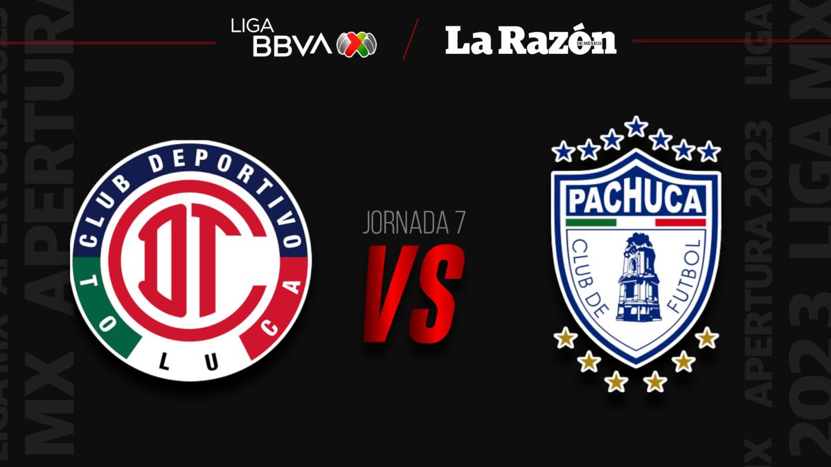 Toluca vs Pachuca | Liga MX: ¿Dónde y a qué hora VER el partido de la Jornada 7 EN VIVO y GRATIS?