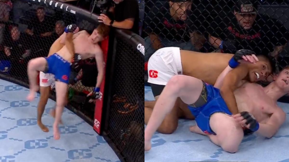 VIDEO: ¡Brutal! Dylan Reischman sufre una de las lesiones más escalofriantes en la historia de MMA