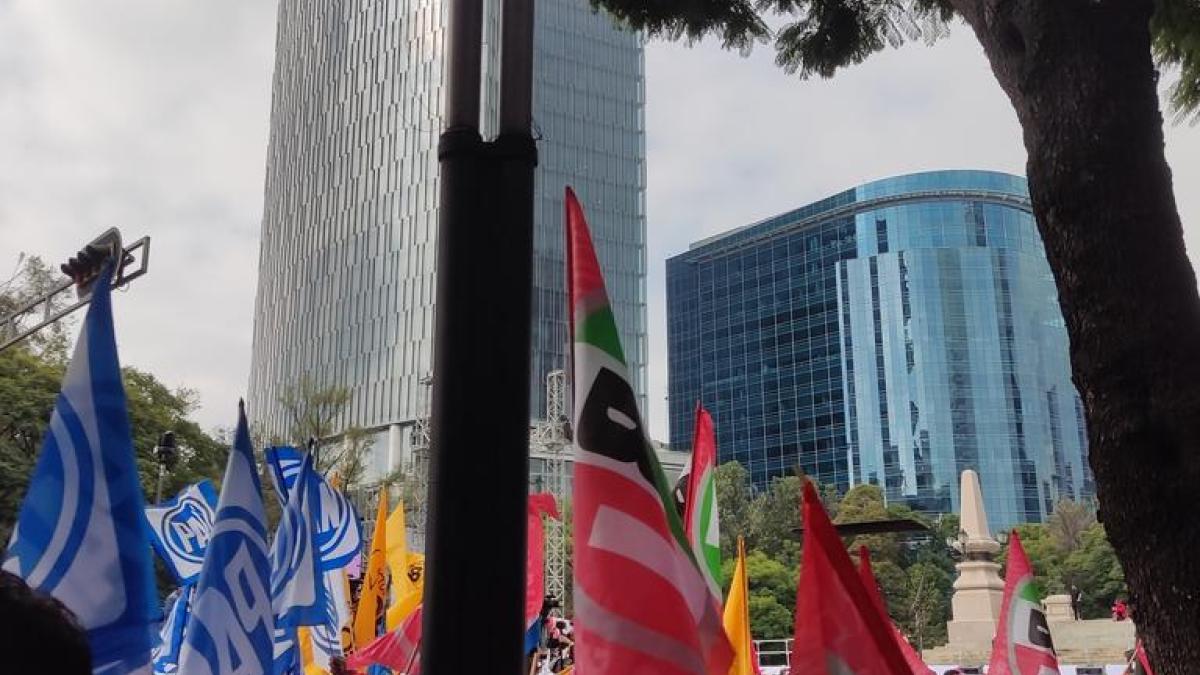 Simpatizantes de Xóchitl Gálvez comienzan a llenar Paseo de la Reforma; estas son las alternativas