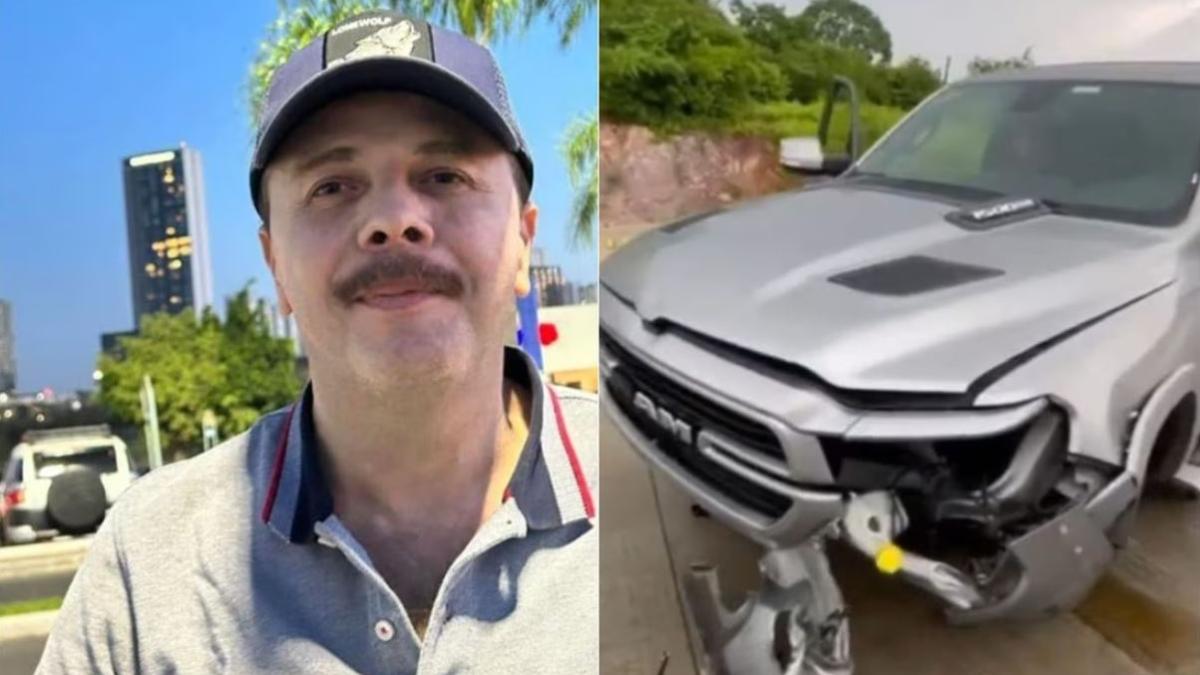 Joel, el hermano de Valentín Elizalde, sufre duro accidente automovilístico (VIDEO)