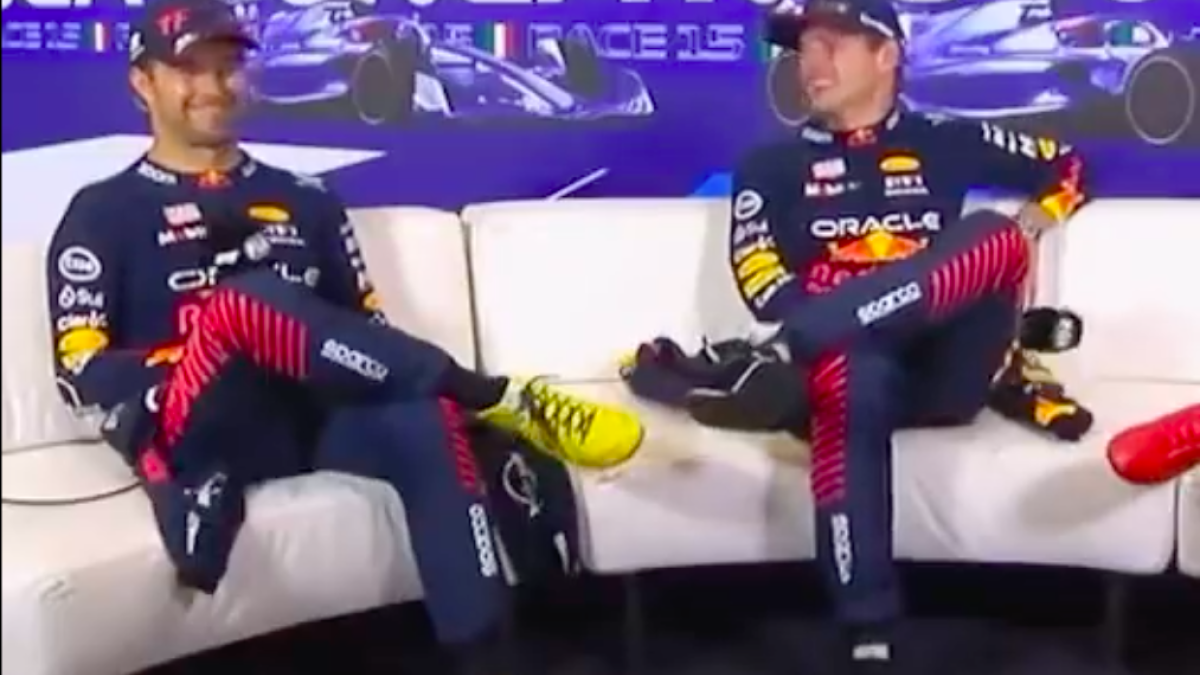 Fórmula 1: Checo Pérez recibe otro gesto de amor de Max Verstappen y piden a la esposa del mexicano que lo cuide (VIDEO)