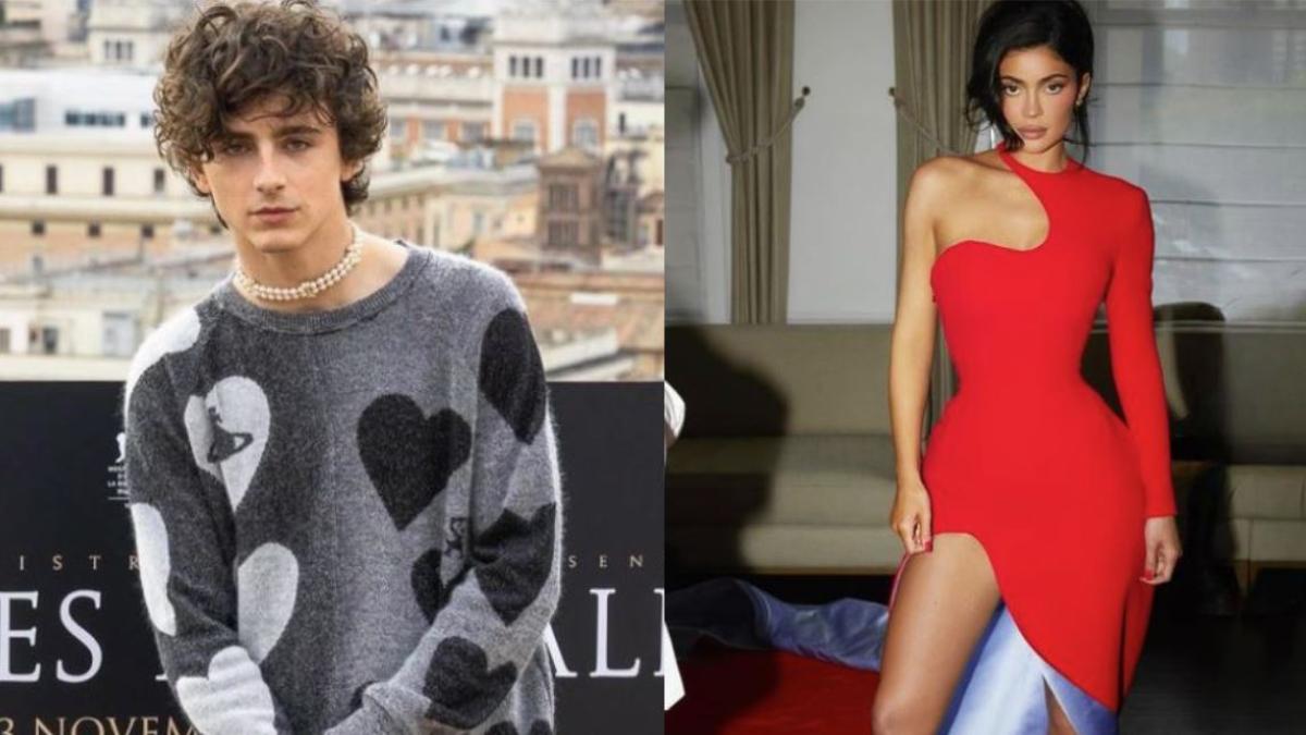 ¡Ya es oficial! Captan por primera vez a Timothée Chalamet y Kylie Jenner besándose