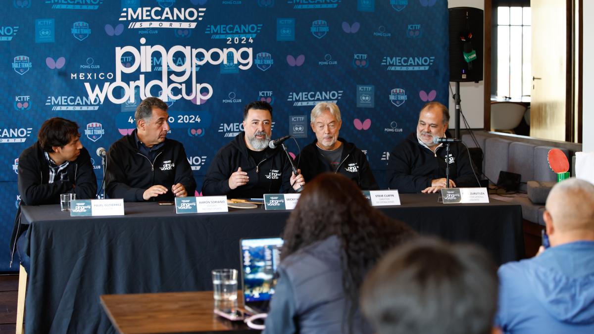 Copa del Mundo de Ping Pong 2024 llega al Frontón México