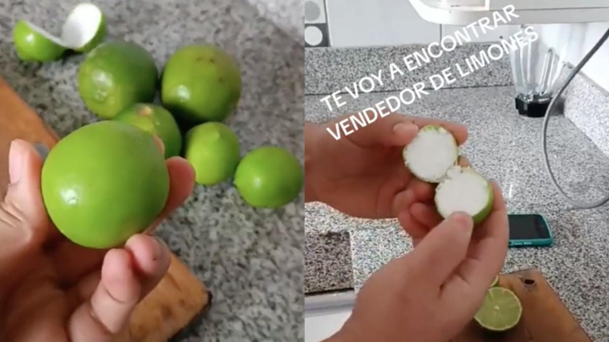 VIDEO | Hombre denuncia que le vendieron limones falsos: '¡Eran de unicel!'